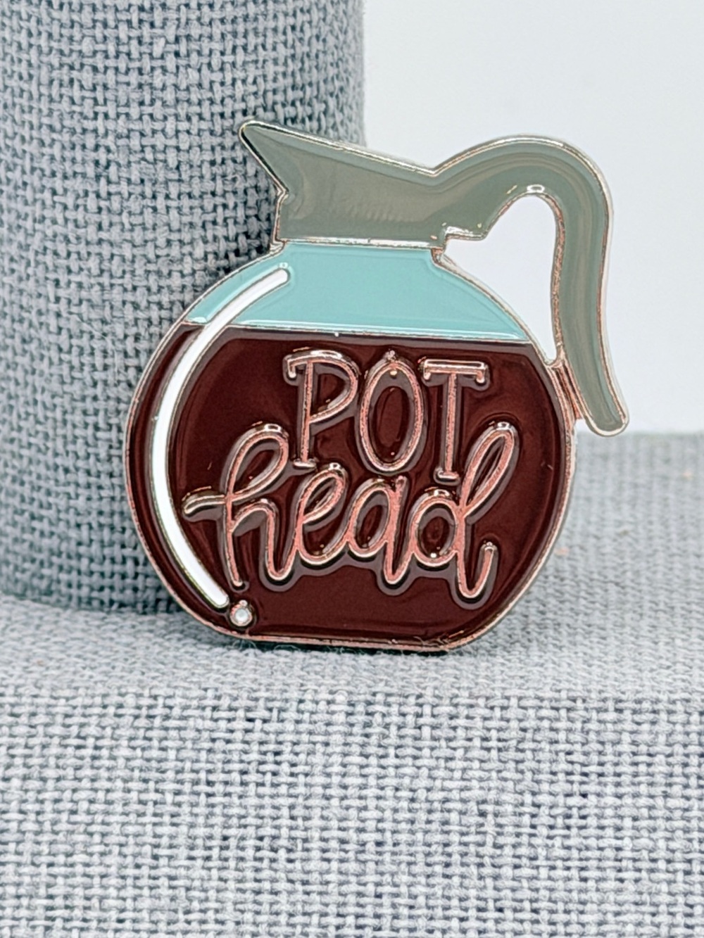 Pot Head Coffee Pin